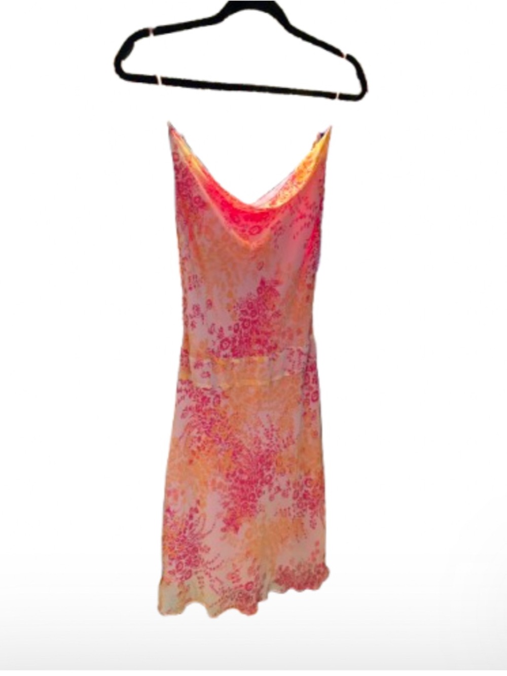 Smart Set Pink and Orange Floral Midi Dress